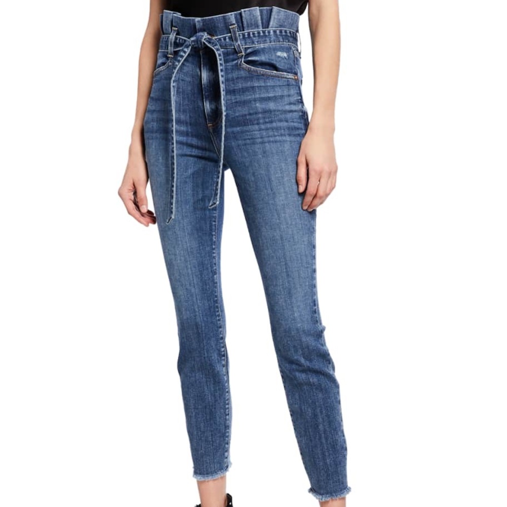 Alice + Olivia Blue Ankle Jeans